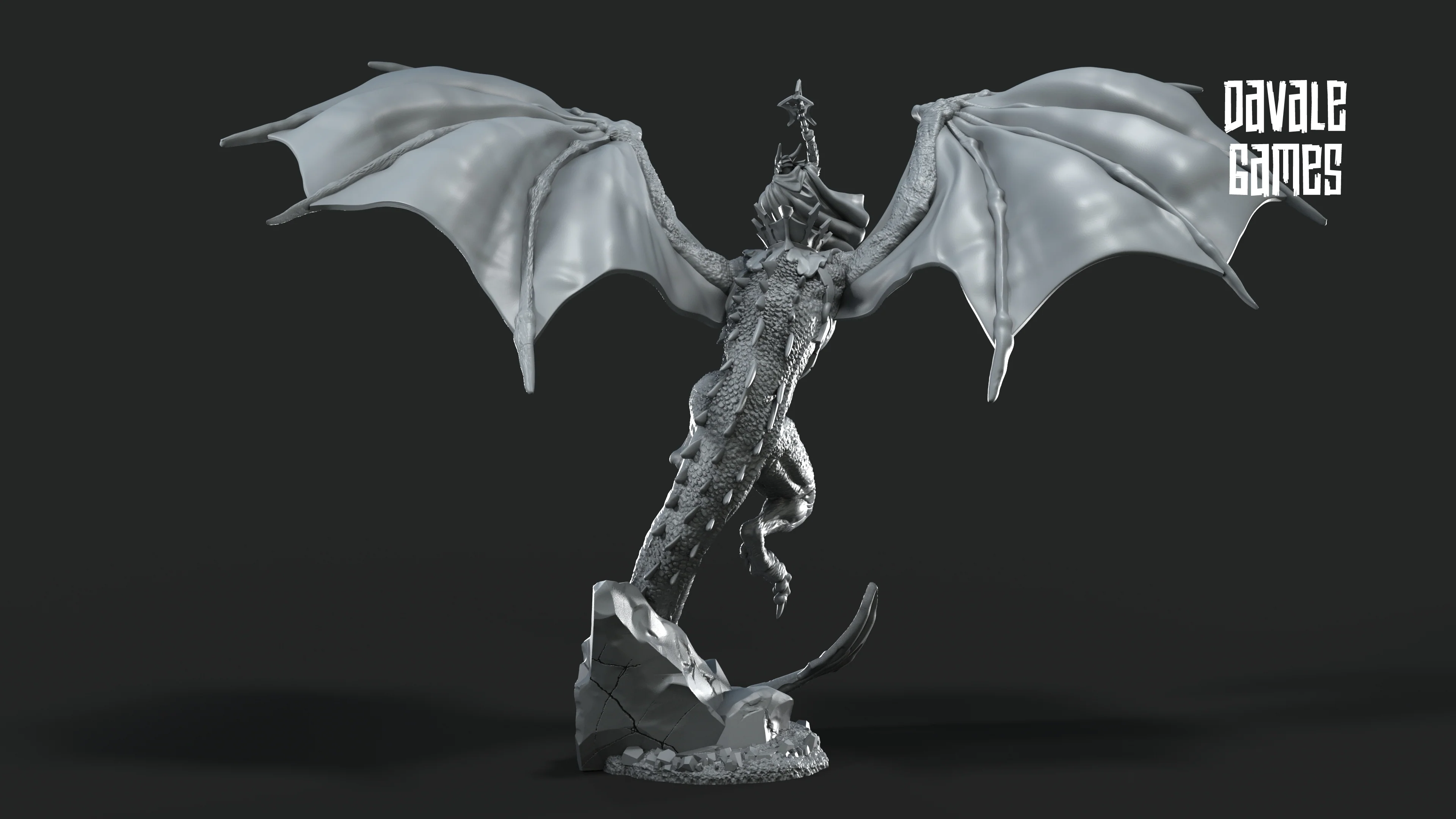 Dragon Army Dark Mage on Wyvern - Image 3