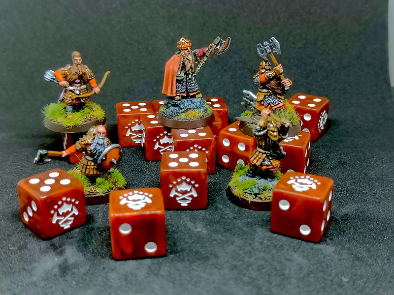 Dwarven Forge - 10x Square 16mm Dice - Image 3